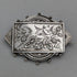 British antique silver flower and bird design brooch