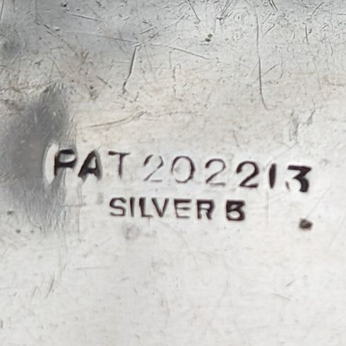 アンティーク 蝶の羽によるオランダ風景 シルバー製ブローチ