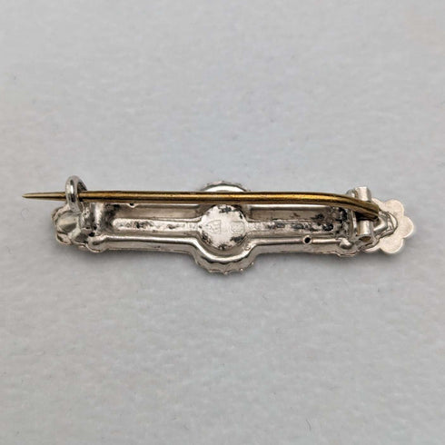 1897 英國古董純銀馬蹄形設計胸針 Ward Brothers