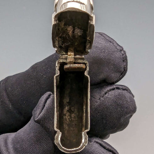 1893 British Antique Sterling Silver Vesta Case 12g Match Case Revell and Co
