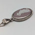 British Vintage Wedgwood Sterling Silver & Lilac Jasper Pendant Necklace