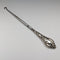 1907 British Antique Sterling Silver Handle Large Button Hook 24cm