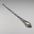 1907 British Antique Sterling Silver Handle Large Button Hook 24cm