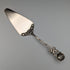 Antique 800 Silver Pastry Server with Rose Sculpture
