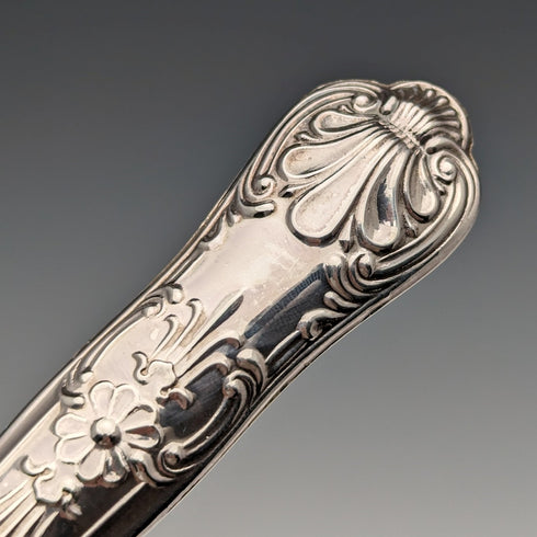 1973 年英國復古純銀手柄蛋糕切片機盒裝哈里森兄弟