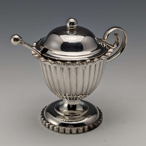 Circa 1910 British Antique Silver Plated Seasoning Container Set Boxed