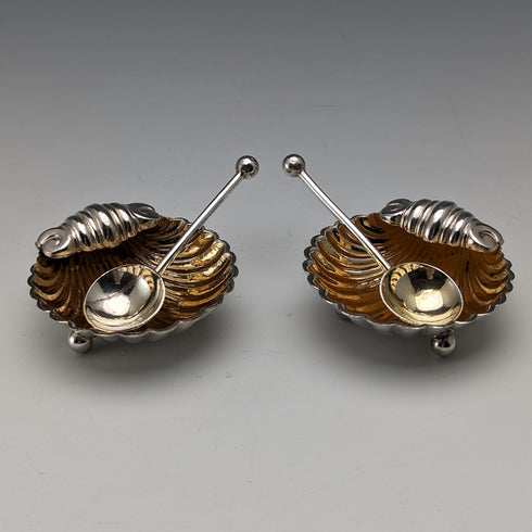 1910年頃 英国アンティーク シルバープレート製 調味料入れセット 箱入り