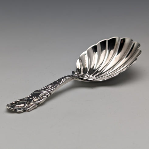 1899 年英國古董純銀茶盒湯匙喬治傑克森和大衛富勒頓