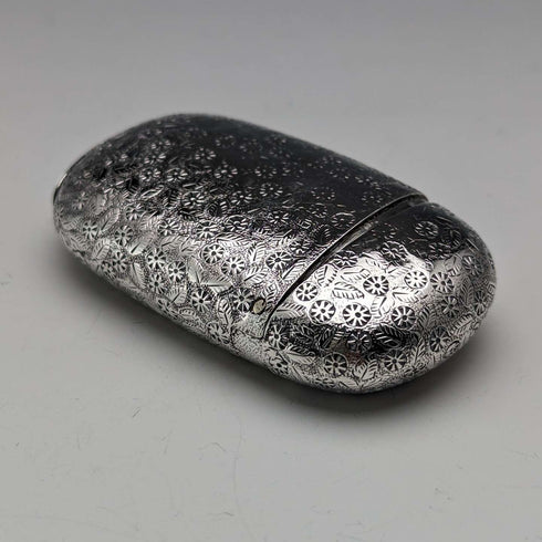 1876 British Antique Sterling Silver Vesta Case 33g Match Case Howard James