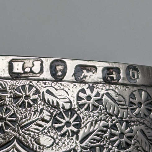 1876 British Antique Sterling Silver Vesta Case 33g Match Case Howard James