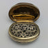 1819 British Antique Sterling Silver Vinaigrette with Sponge John Shaw