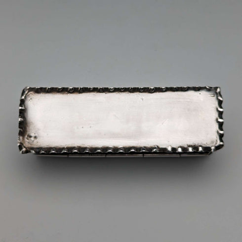 1893 British Antique Sterling Silver Pin Box 51g Thomas Hayes