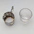 1906 British Antique Sterling Silver Holder Liqueur Glass Set of 5 Marks and Cohen Case