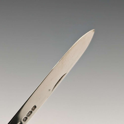 1913 British Antique White Pearl Handle Sterling Silver Blade Penknife Joseph Rodgers