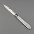 1834 British Antique White Pearl Handle Sterling Silver Blade Penknife Nathaniel Creswick