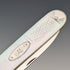 1834 British Antique White Pearl Handle Sterling Silver Blade Penknife Nathaniel Creswick