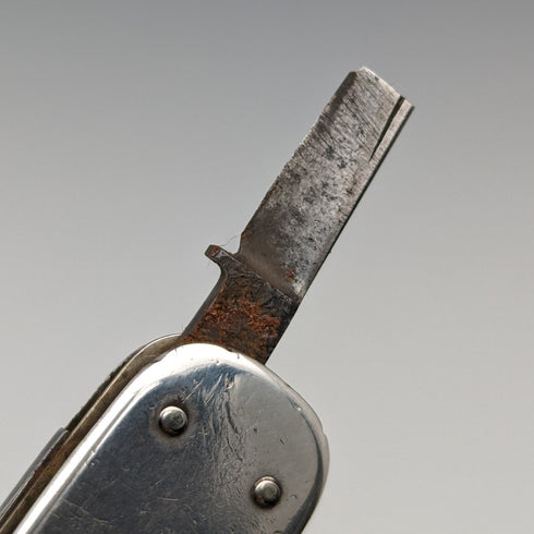 1923 British Vintage Sterling Silver Handle Multi Tool Needham Brothers