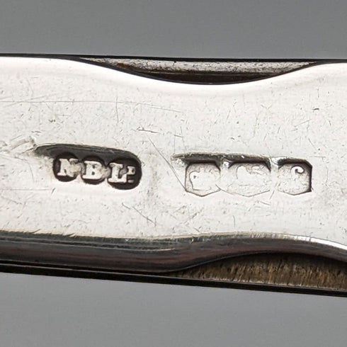 1923 British Vintage Sterling Silver Handle Multi Tool Needham Brothers