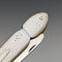 1912 British Antique White Pearl Handle Sterling Silver Blade Penknife William Needham
