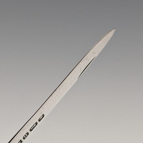 1912 年英國古董白色珍珠柄純銀刀片小刀威廉李約瑟