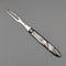 Early 19th Century British Antique White Pearl Handle Sterling Silver Blade Folding Fork