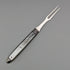 Early 19th Century British Antique White Pearl Handle Sterling Silver Blade Folding Fork