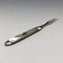 Early 19th Century British Antique White Pearl Handle Sterling Silver Blade Folding Fork
