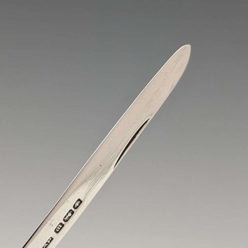 1914 British Antique White Pearl Handle Sterling Silver Blade Penknife Henry Williamson