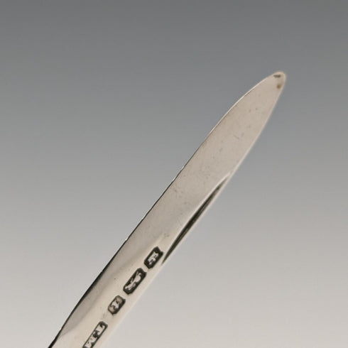 1911 British Antique White Pearl Handle Sterling Silver Blade Penknife Thomas Marples