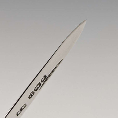 1930 British Vintage White Pearl Handle Sterling Silver Blade Penknife William Needham