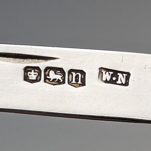 1930 年英國復古白色珍珠手柄純銀刀片小刀威廉李約瑟