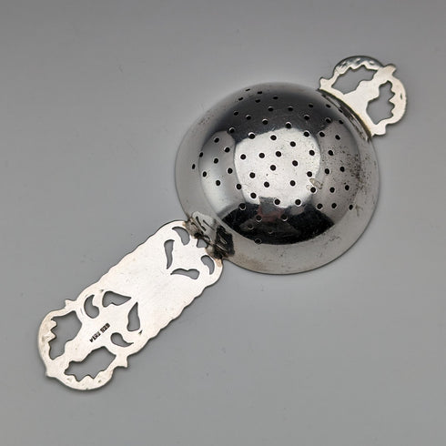 復古純銀茶濾鏤空雕刻 40 克