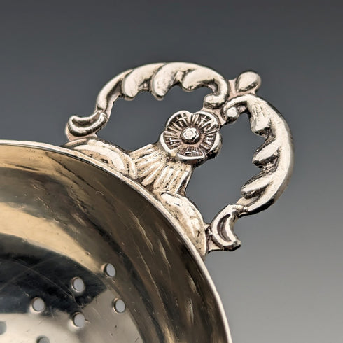 復古純銀茶濾鏤空雕刻 40 克