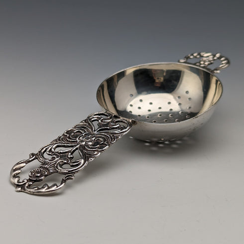 復古純銀茶濾鏤空雕刻 40 克