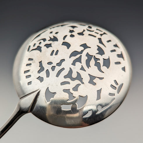 比利時古董 800 銀鏤空蛋糕盤 54 克