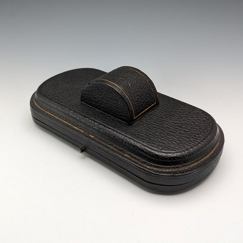 1900年頃 英国アンティーク 純銀製 スプーン、ナプキンリングセット 計36g ケース入 Hilliard and Tomason