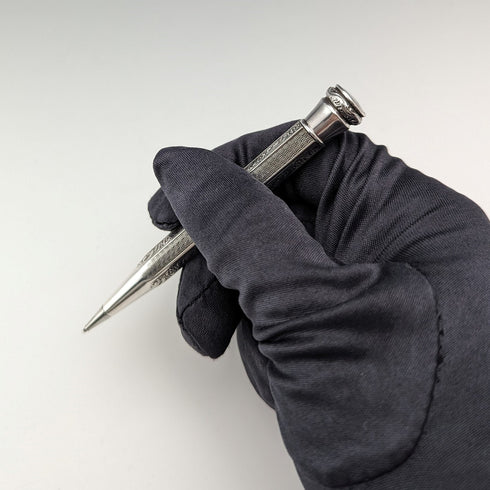 20 世紀初古董花卉雕刻 835 銀自動鉛筆