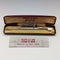 British Vintage Yard O' Red Rolled Silver Hexagon Propelled Pencil in Case