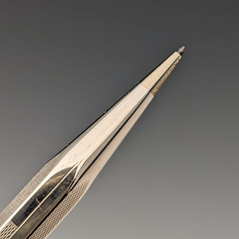 英国ヴィンテージ ヤード・オ・レッド ロールドシルバー ヘキサゴン 推進式ペンシル ケース入