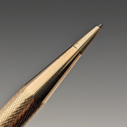 英国ヴィンテージ ヤード・オ・レッド ロールドゴールド製 推進式ミニペンシル YARD-O-LETTE 丸カン付