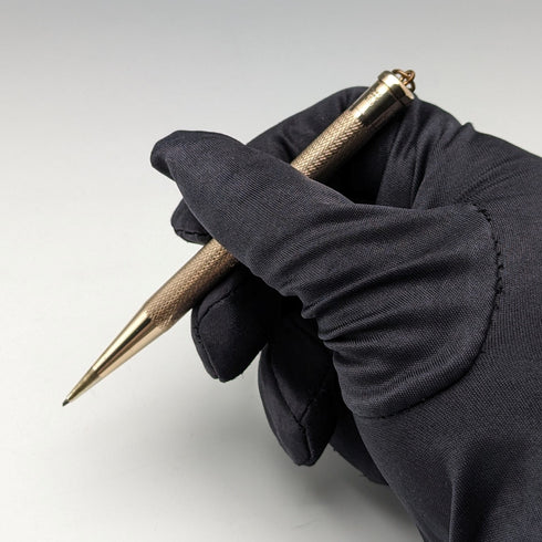 英国ヴィンテージ ヤード・オ・レッド ロールドゴールド製 推進式ミニペンシル YARD-O-LETTE 丸カン付