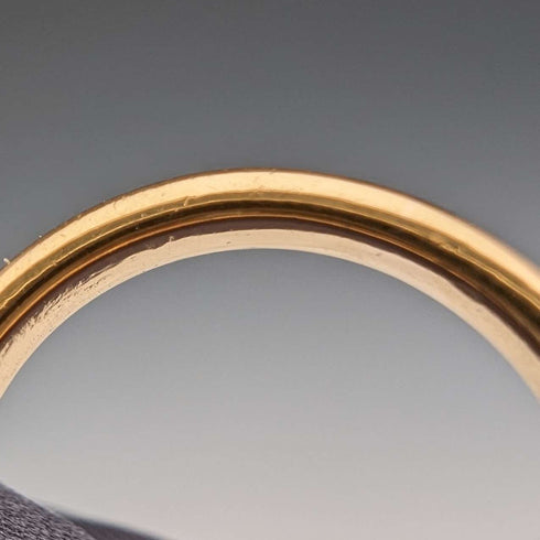 1931 British Vintage Jewelry K22 Gold Ring 5.0g Ring Henry Hyde Aston