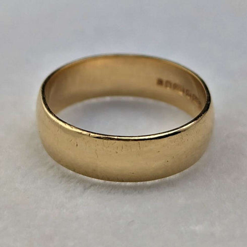1983 British Vintage Jewelry K18 Gold Ring 3.2g Ring Michael Slade