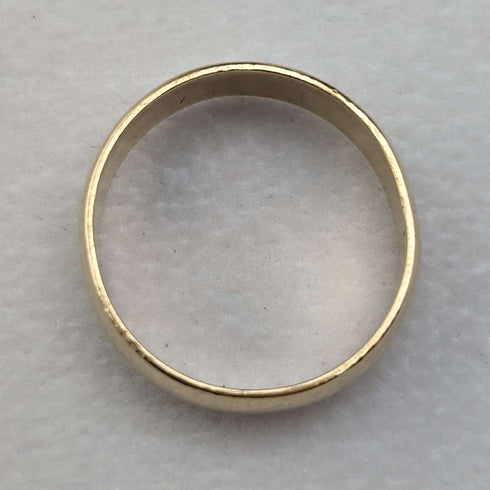 1983 British Vintage Jewelry K18 Gold Ring 3.2g Ring Michael Slade