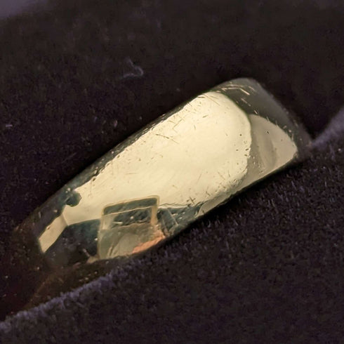 1983 British Vintage Jewelry K18 Gold Ring 3.2g Ring Michael Slade