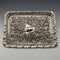 1901 British Antique Sterling Silver Relief Engraved Dressing Table Tray 297g George Nathan and Ridley Hayes