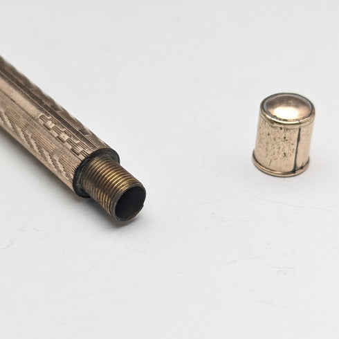 ヴィンテージ 金張り ペンシル&つけペン 伸縮式96-121mm