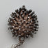 British vintage hedgehog charm pendant and sterling silver necklace