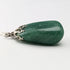 Vintage British jade pendant and sterling silver necklace