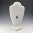 Vintage British jade pendant and sterling silver necklace